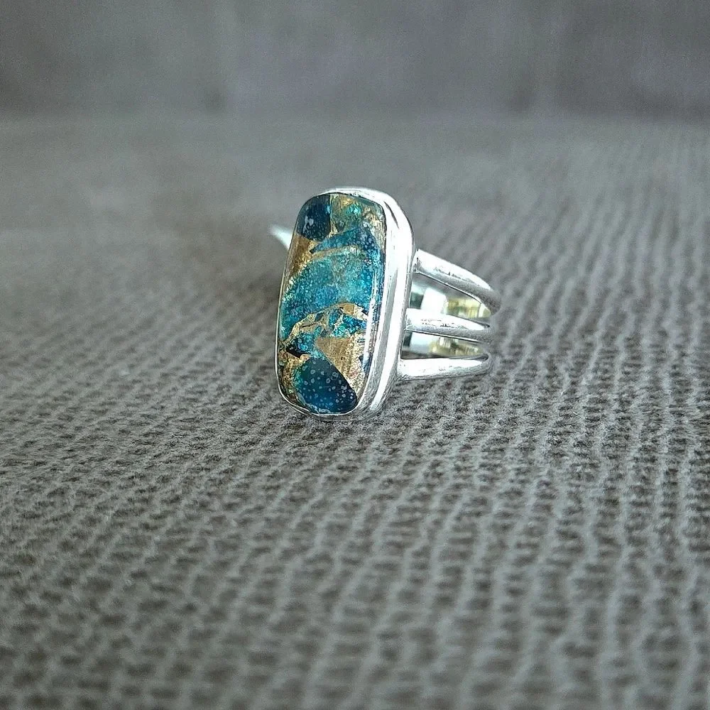 Shivam Apatite Quartz Statement Ring💍 - NWT